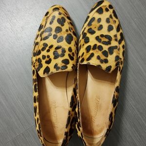 Madewell Frances Loafer in Leopard Calf Hair
